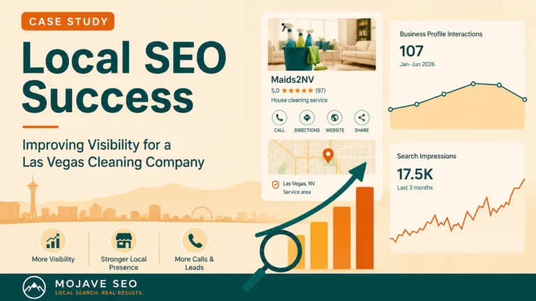 Local Vegas SEO Case Study